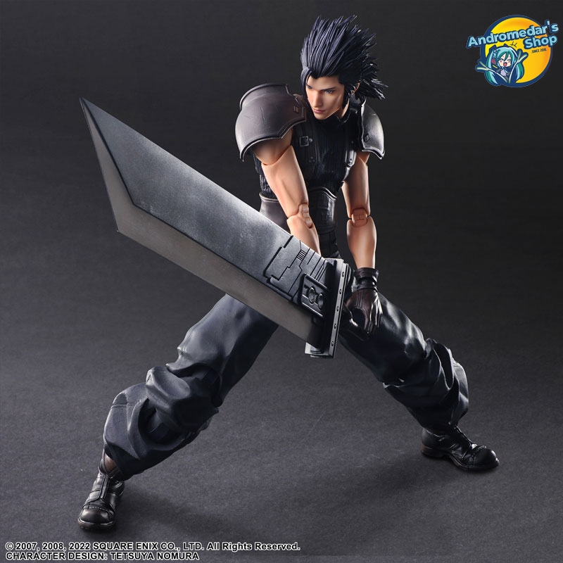 [Square Enix] Mô hình nhân vật Crisis Core: Final Fantasy VII Reunion PLAY ARTS Kai Zack Soldier Class 1st Action Figure