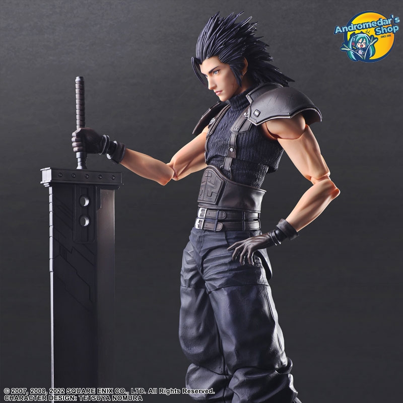 [Square Enix] Mô hình nhân vật Crisis Core: Final Fantasy VII Reunion PLAY ARTS Kai Zack Soldier Class 1st Action Figure