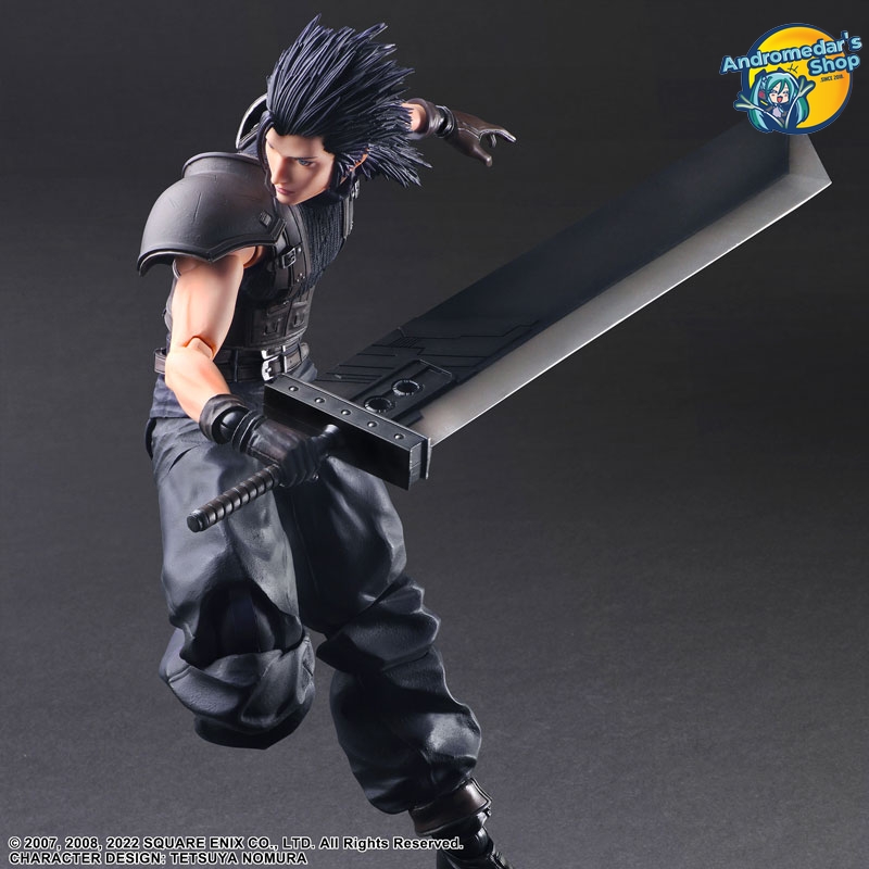 [Square Enix] Mô hình nhân vật Crisis Core: Final Fantasy VII Reunion PLAY ARTS Kai Zack Soldier Class 1st Action Figure