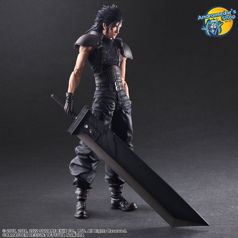 [Square Enix] Mô hình nhân vật Crisis Core: Final Fantasy VII Reunion PLAY ARTS Kai Zack Soldier Class 1st Action Figure