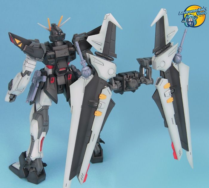 [Bandai] Mô hình lắp ráp Master Grade 1/100 MG GAT-X105E+AQM/E-X09S Strike Noir Gundam Model Kits