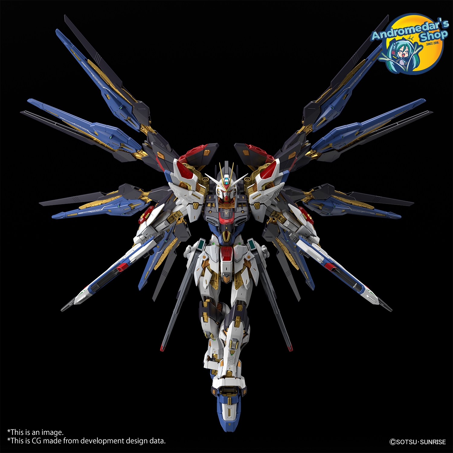 [Bandai] Mô hình lắp ráp 1/100 MGEX Strike Freedom (Gundam Seed Destiny) Model Kits
