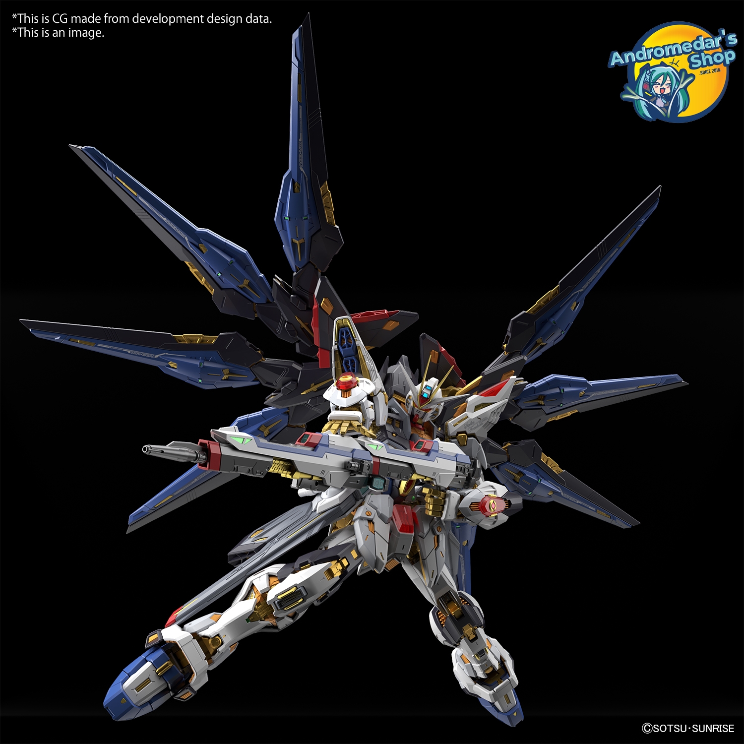 [Bandai] Mô hình lắp ráp 1/100 MGEX Strike Freedom (Gundam Seed Destiny) Model Kits