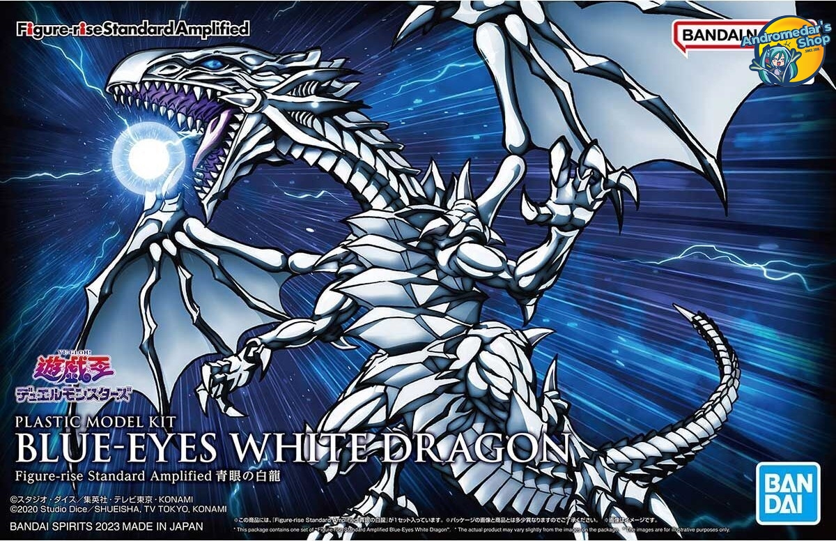 [Bandai] Mô hình lắp ráp Yu-Gi-Oh Figure-rise Standard Amplified Blue-Eyes White Dragon Model Kits