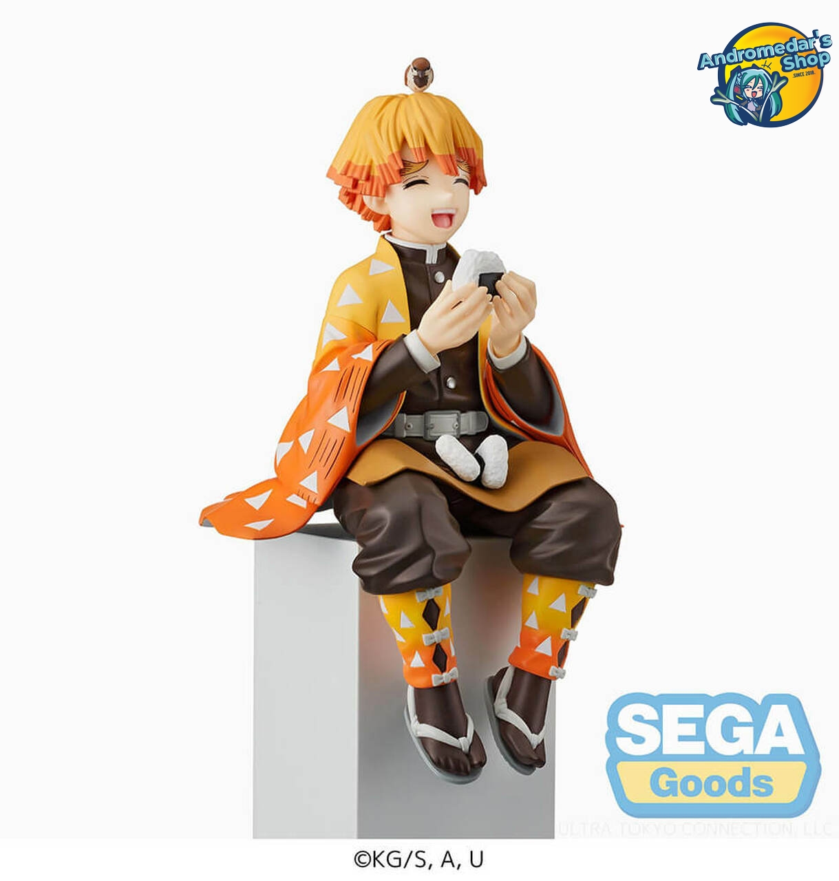 [Sega] Mô hình nhân vật Demon Slayer: Kimetsu no Yaiba Zenitsu Agatsuma Chuntarou PM Perching Prize Figure (tái bản)