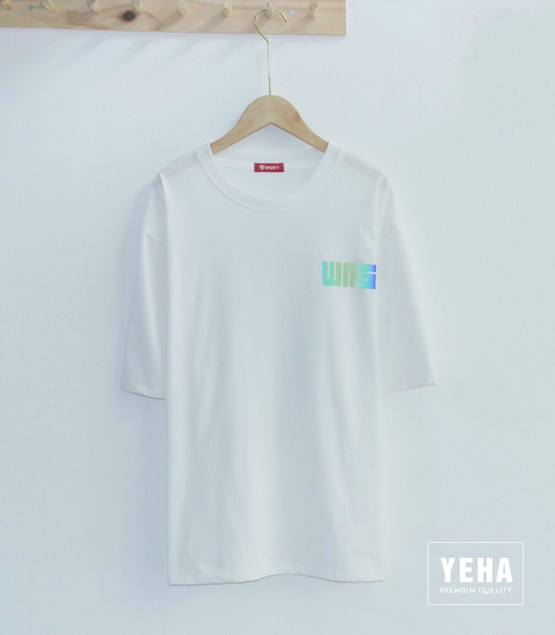 Áo thun phản quang unisex form rộng tay lỡ mẫu WHYNOT STUDIO