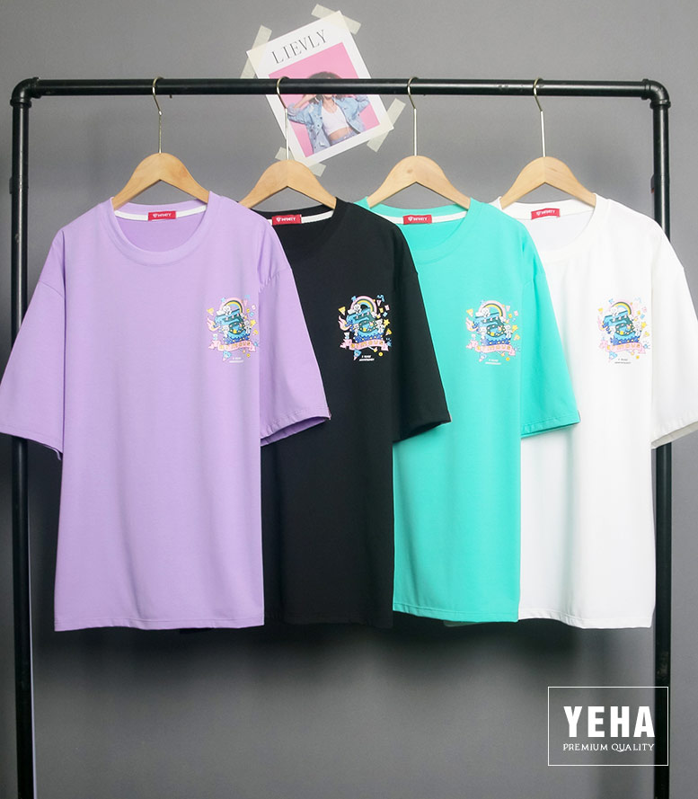Áo thun phông unisex form rộng tay lỡ lẫu ASMOUR