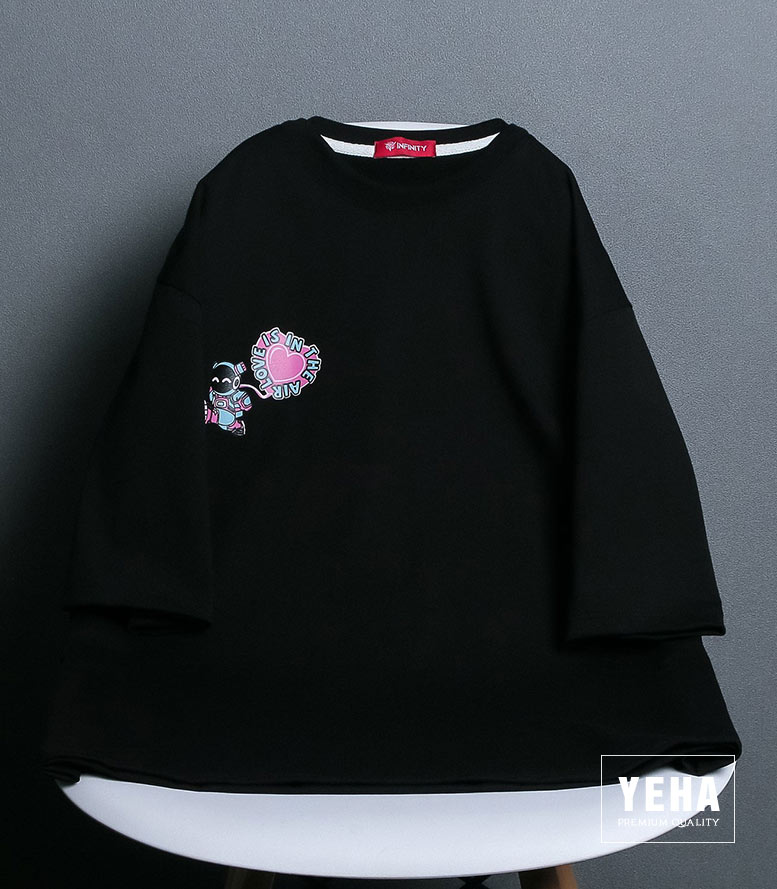 Áo Thun Phông Unisex Form Rộng Tay Lỡ Mẫu TEELAB DONUT