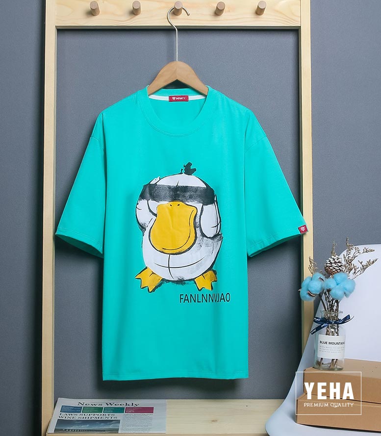 Áo Thun Phông Unisex Tay Lỡ Form Rộng Mẫu VỊT FANLNN