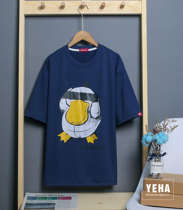 Áo Thun Phông Unisex Tay Lỡ Form Rộng Mẫu VỊT FANLNN