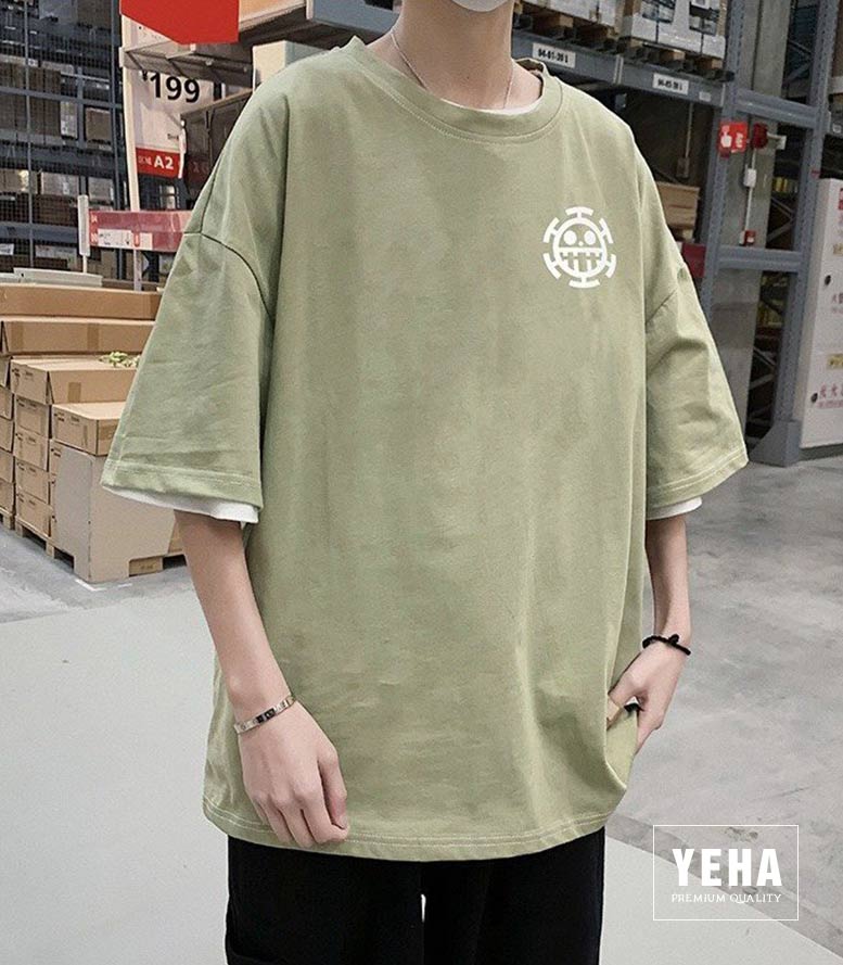 Áo thun unisex form rộng tay lỡ mẫu LUFFY ONE PIECE