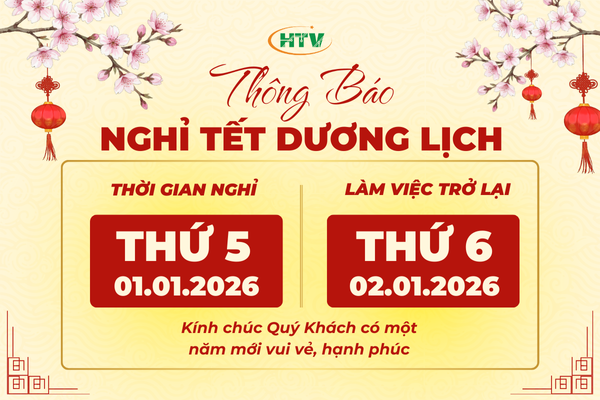 |THÔNG BÁO| Lịch Nghỉ Tết Dương lịch 2026 