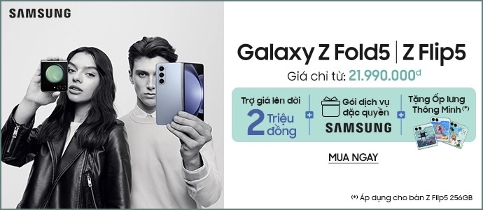 Z Flip5|Z Fold5 - Giá Tốt Nhất