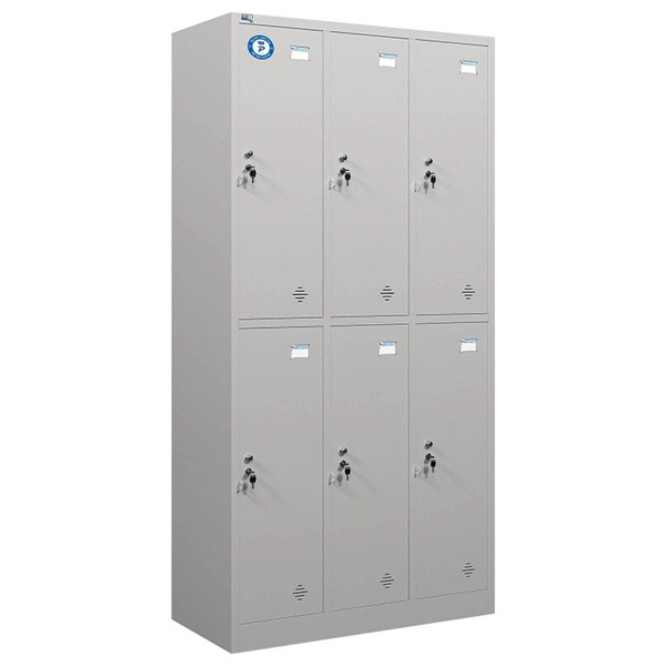 Tủ locker 6 khoang cánh mở TU982-3KP