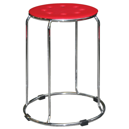 Ghế đôn khung thép mạ GD05BM đệm nhựa