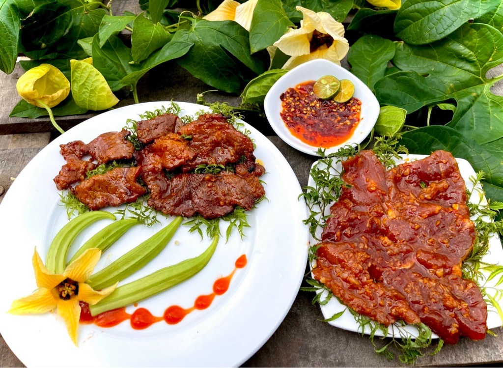 THỊT NAI PHI LÊ ƯỚP SA TẾ - 500gr