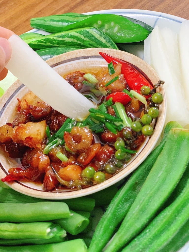 KHO QUẸT TÓP MỠ TÔM KHÔ ( oder ) - 400gr