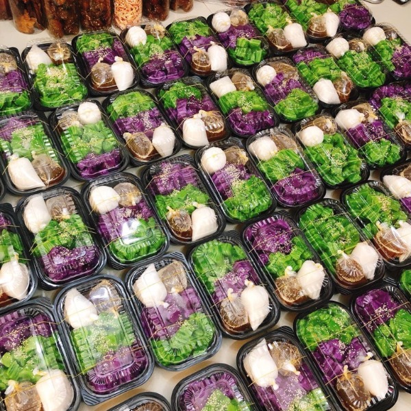BÁNH ĐÚC GÂN MIX 3 VỊ - 500gr | TAKIFOOD Bánh Đúc Gân Mix 3 Vị - 500Gr | Takifood
