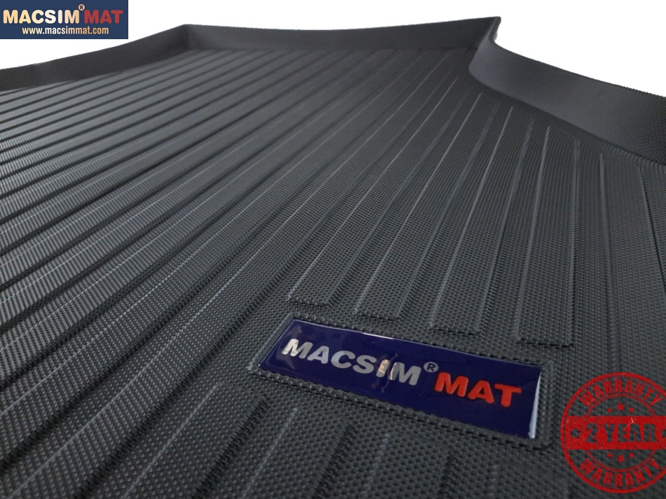 Thảm lót cốp xe ô tô Honda ACCORD 2014-2017 nhãn hiệu Macsim chất liệu TPV cao cấp màu đen(033) (Ảnh 5)