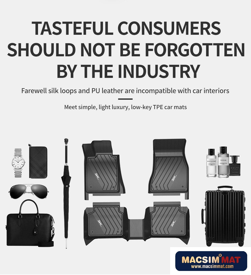 Thảm lót sàn xe ô tô  BMW M3 2012- đến nay Macsim 3W – TPE đúc khuôn cao cấp, Dễ vệ sinh