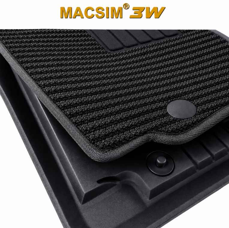 Thảm Lót Sàn xe Mercedes GLE 2019-2026 Macsim 3W 2 lớp