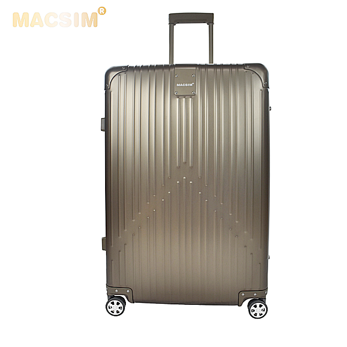 Vali hợp kim nhôm nguyên khối MS1104 Macsim cao cấp màu ti - gold cỡ 29 inches