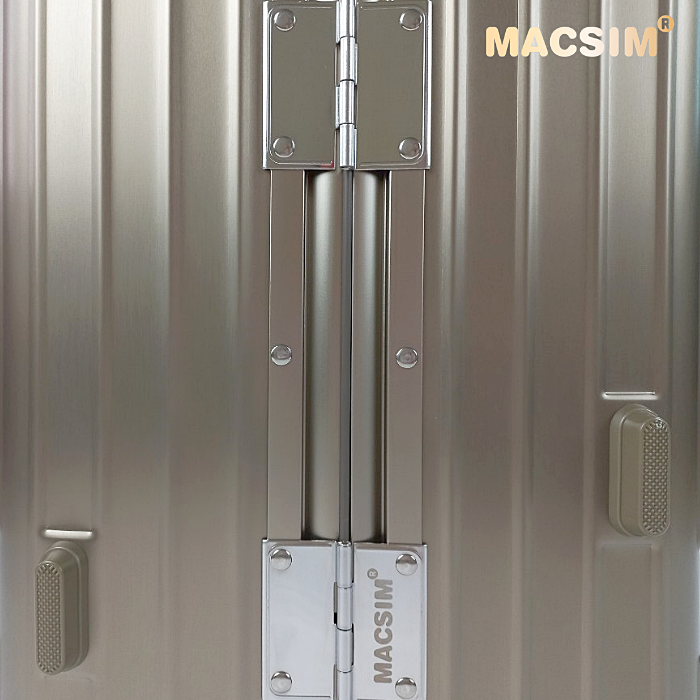 Vali hợp kim nhôm nguyên khối MS1104 Macsim cao cấp màu ti - gold cỡ 29 inches