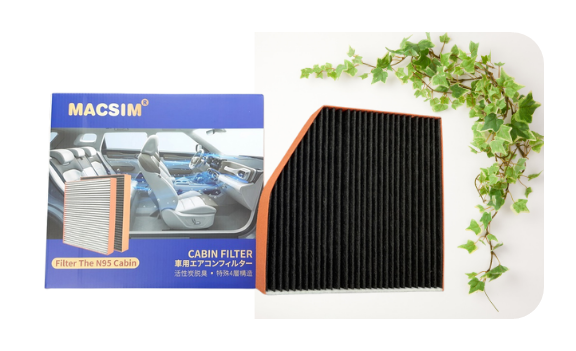 Lọc gió điều hòa cao cấp Macsim N95 xe ô tô Mercedes A 180 (A class)  A180 - 2013 - 2017 ;  Mercedes GLA class 2th A180 2020; Mercedes CLA - 2014-2017 (mã MS26007)
