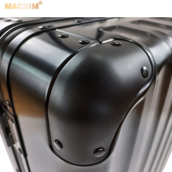 Vali cao cấp hợp kim nhôm nguyên khối MS1307 màu đen 20inches