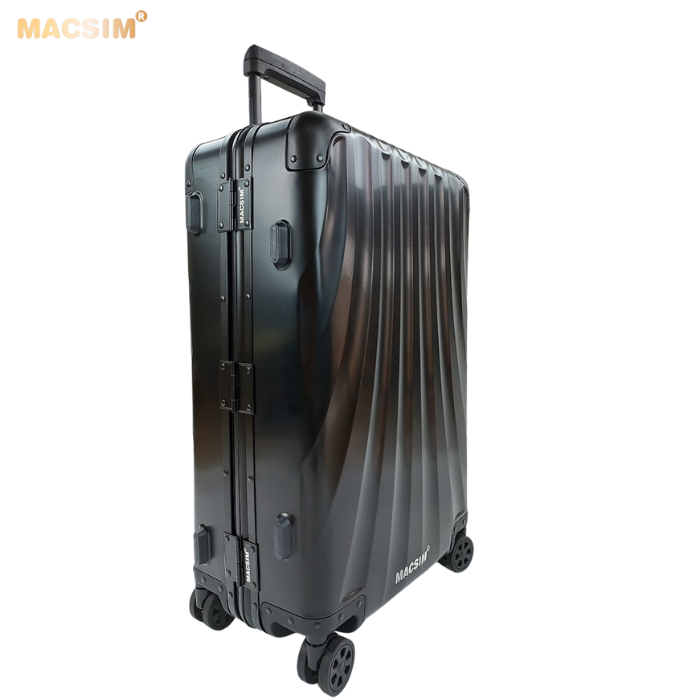 Vali cao cấp hợp kim nhôm nguyên khối MS1307 màu đen 20inches