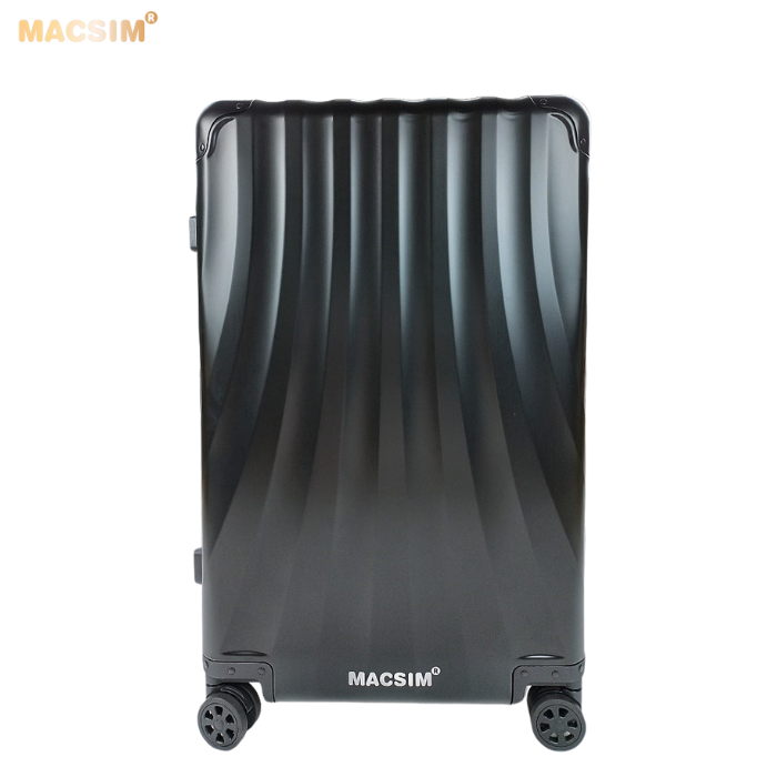 Vali du lịch cao cấp chất liệu hợp kim nhôm nguyên khối MS1307màu đen cỡ 28inches