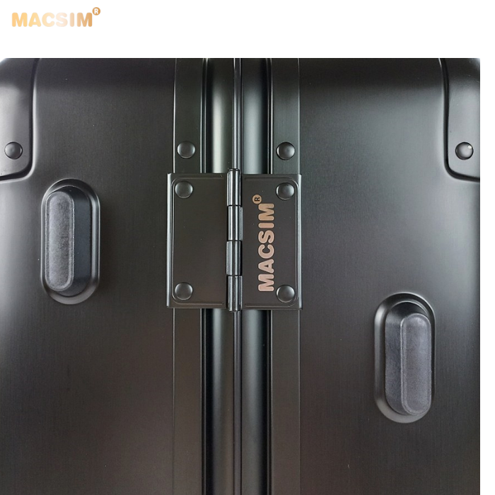 Vali du lịch cao cấp chất liệu hợp kim nhôm nguyên khối MS1307màu đen cỡ 28inches