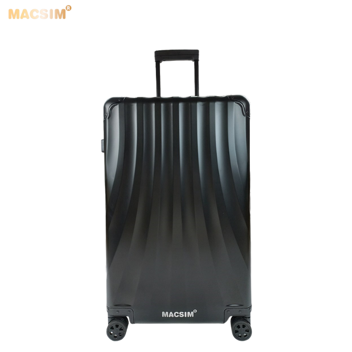 Vali du lịch cao cấp chất liệu hợp kim nhôm nguyên khối MS1307màu đen cỡ 28inches