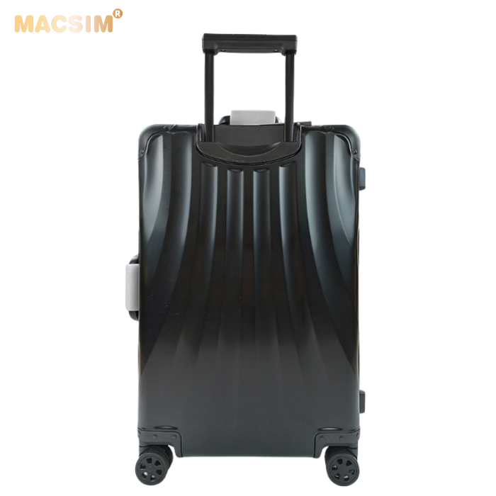 Vali hợp kim nhôm nguyên khối MS1307 Macsim cao cấp màu đen cỡ 24inches