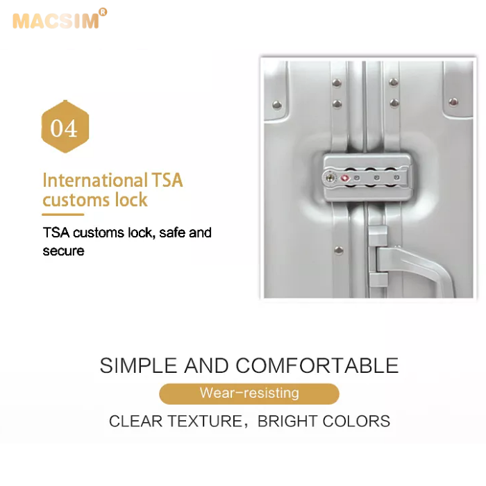 🔻 [XẢ KHO GIÁ SỐC – GIẢM 50%] 🔻 Vali hợp kim nhôm nguyên khối Macsim MS1313 24inches – lỗi cực nhỏ về sơn gần logo