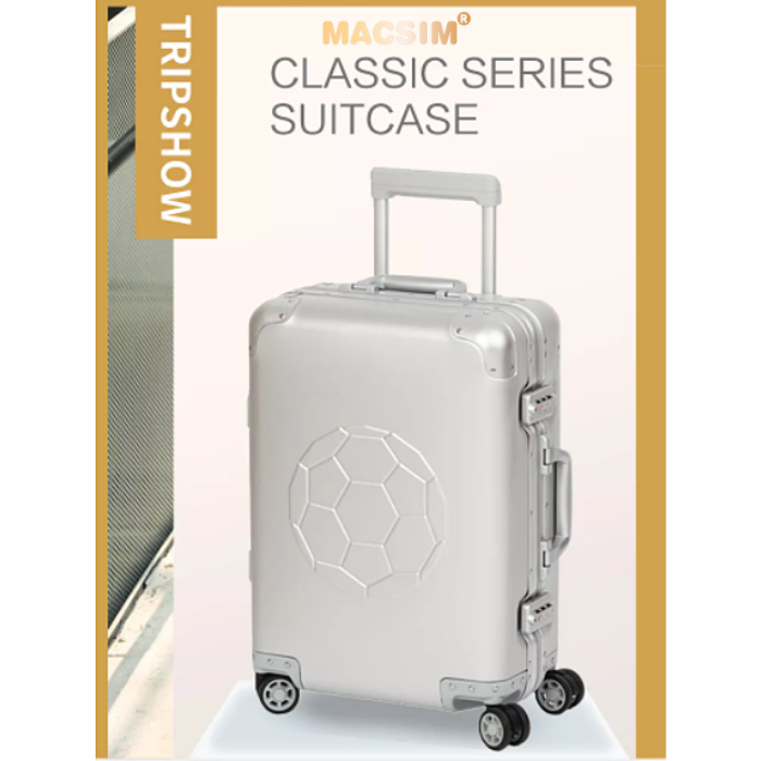 🔻 [XẢ KHO GIÁ SỐC – GIẢM 50%] 🔻 Vali hợp kim nhôm nguyên khối Macsim MS1313 24inches – lỗi cực nhỏ về sơn gần logo