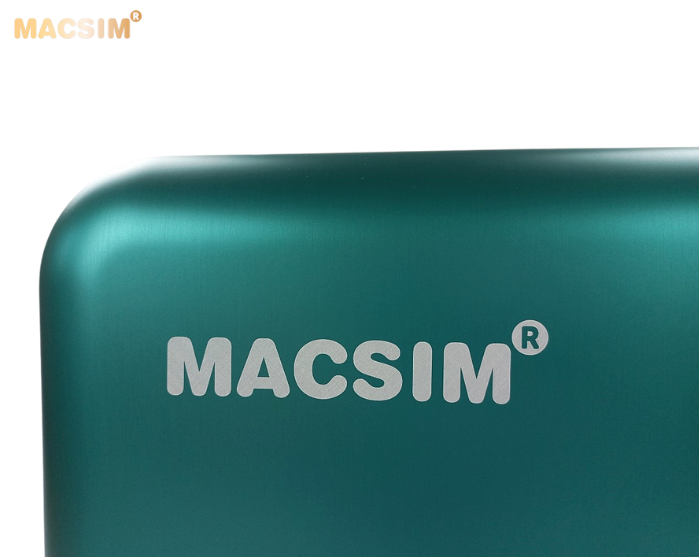 Vali hợp kim nhôm nguyên khối MS1403 Macsim cao cấp màu xanh Green