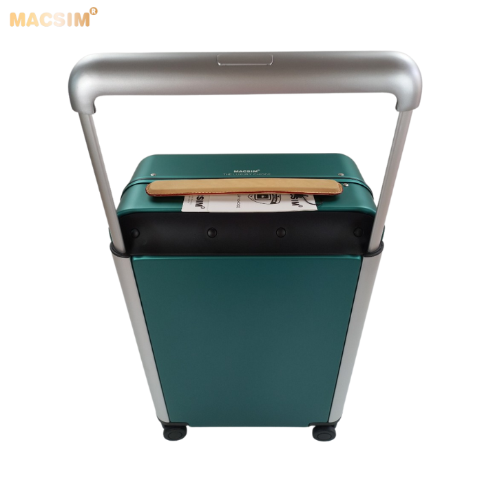 Vali hợp kim nhôm nguyên khối MS1403 Macsim cao cấp màu xanh Green