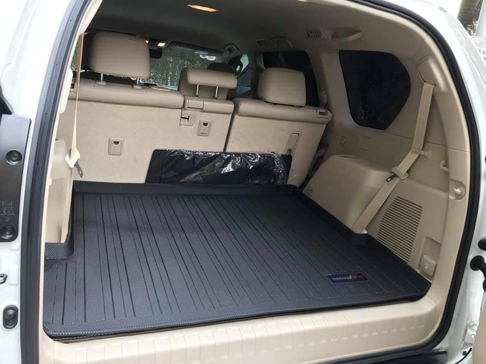 Thảm lót cốp xe ô tô Toyota Prado 2009- đến nay/ Lexus GX 2010 - nay nhãn hiệu Macsim chất liệu TPV cao cấp màu be(061)