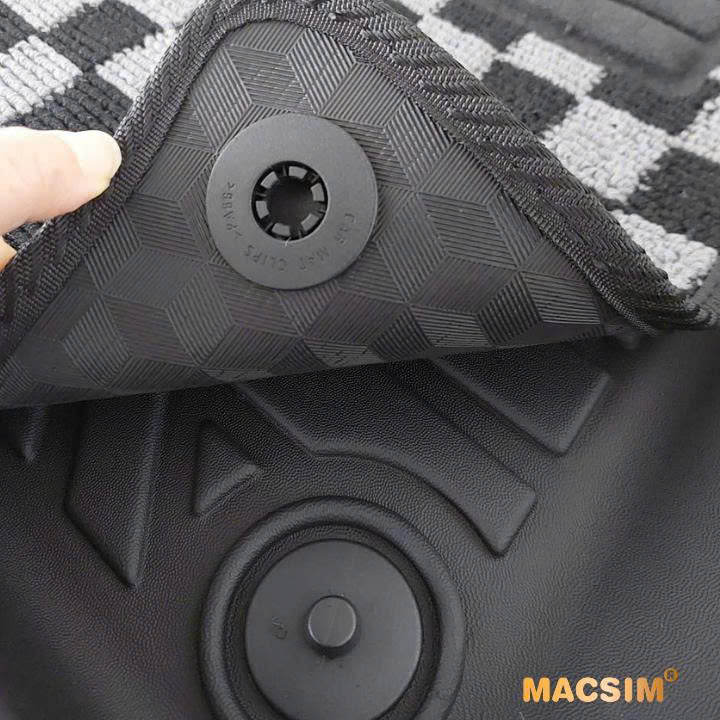 Thảm ô tô lớp trên sợi thô caro Macsim