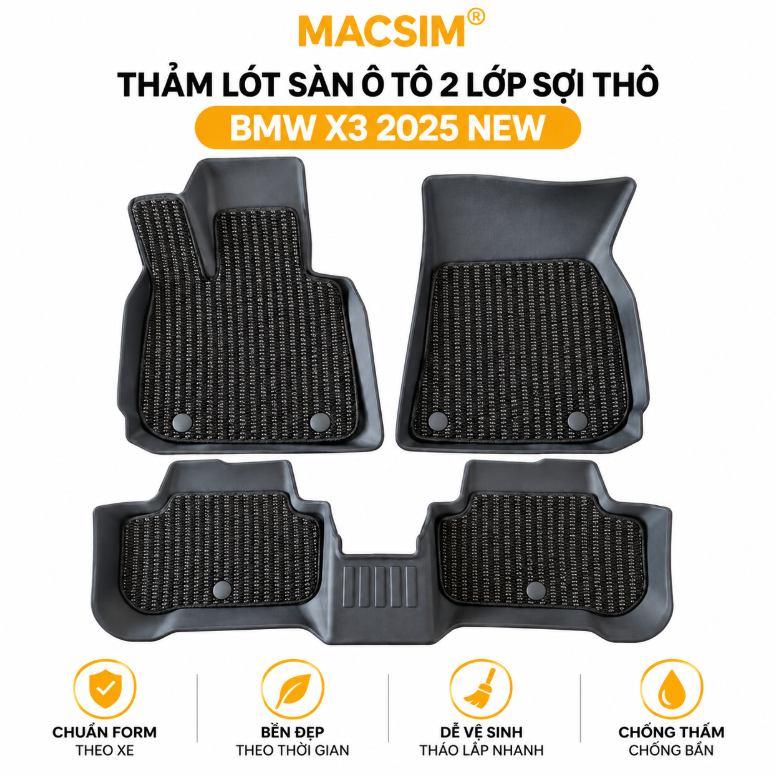 Thảm ô tô BMW X3 2025-2026 (Mã 01 DN)