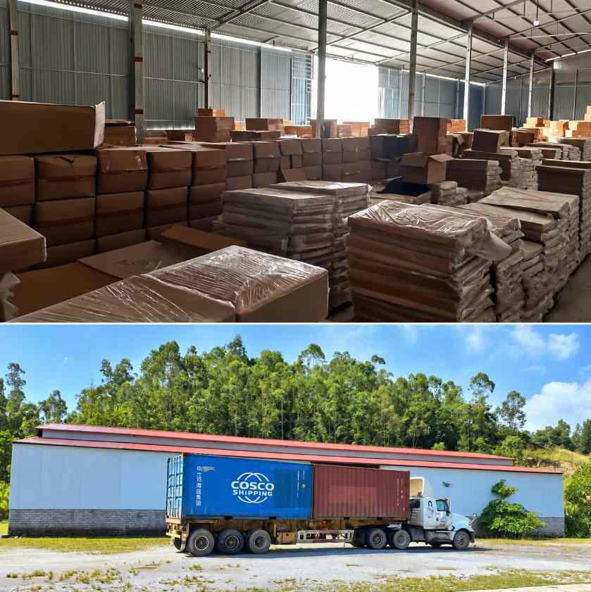 Hộp đựng đồ xếp gọn 2 ngăn 50L màu đen pha xanh lá
