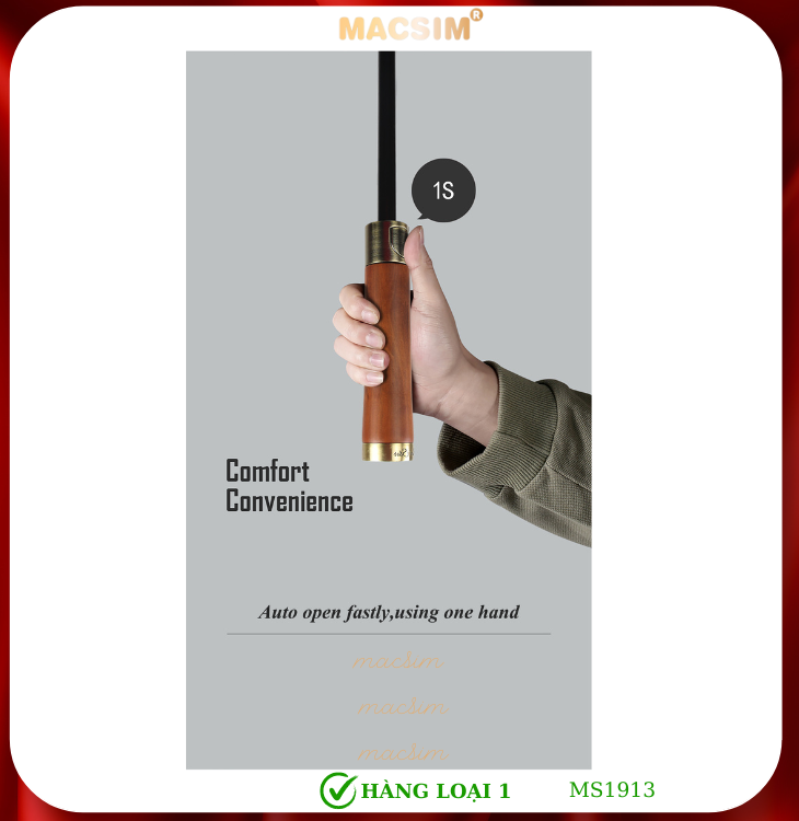 Ô Dù cao cấp Nhãn hiệu Macsim RST Mã 1913UV