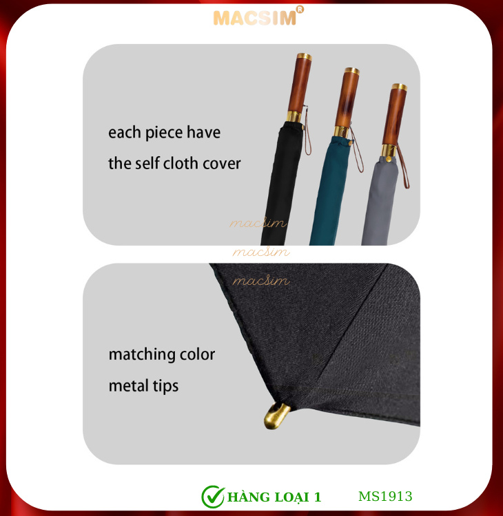 Ô Dù cao cấp Nhãn hiệu Macsim RST Mã 1913UV