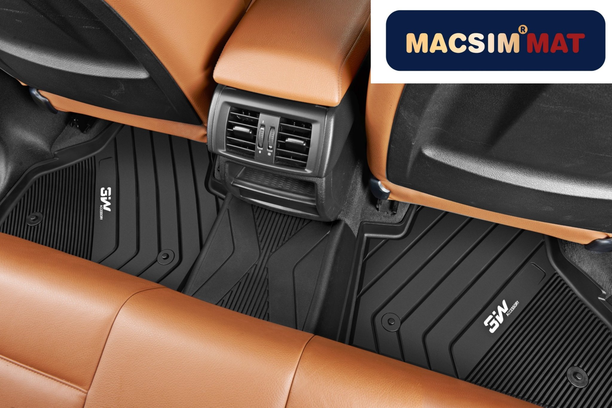 Thảm lót sàn xe ô tô  BMW X3 ( BMW X4 G20F98) 2013 - 2018  Nhãn hiệu Macsim 3W chất liệu nhựa TPE đúc khuôn cao cấp - màu đen