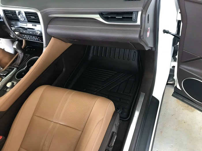 Thảm lót sàn xe ô tô Lexus RX 2015-2022 Macsim – TPE đúc khuôn cao cấp, Dễ vệ sinh (Mã 07)