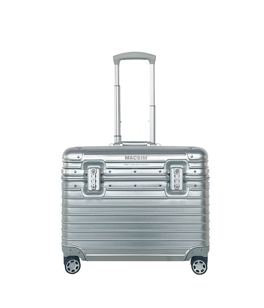 Vali hợp kim nhôm nguyên khối MS2205 Macsim cao cấp màu Silver cỡ 16 inches