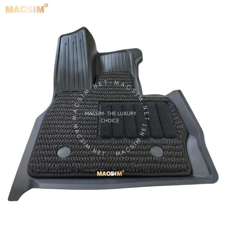 Thảm lót sàn ô tô TPE Mercedes G Macsim 3W 2 lớp
