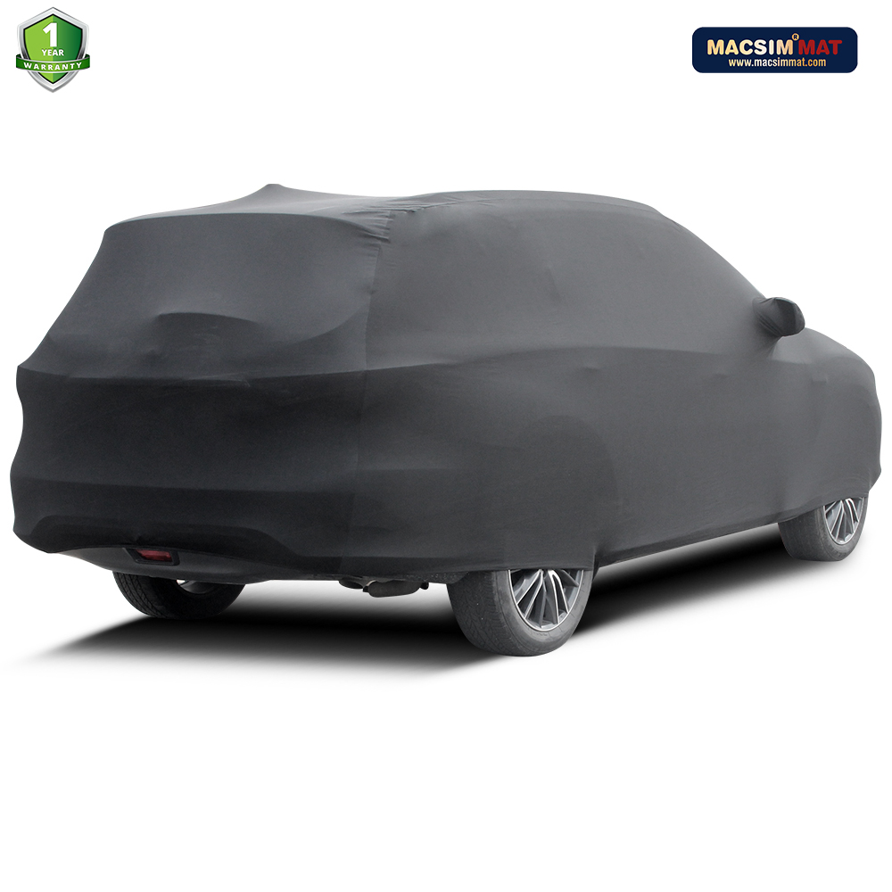 Bạt phủ ô tô BMW X7 nhãn hiệu Macsim sử dụng trong nhà chất liệu vải thun - màu đen và màu đỏ
