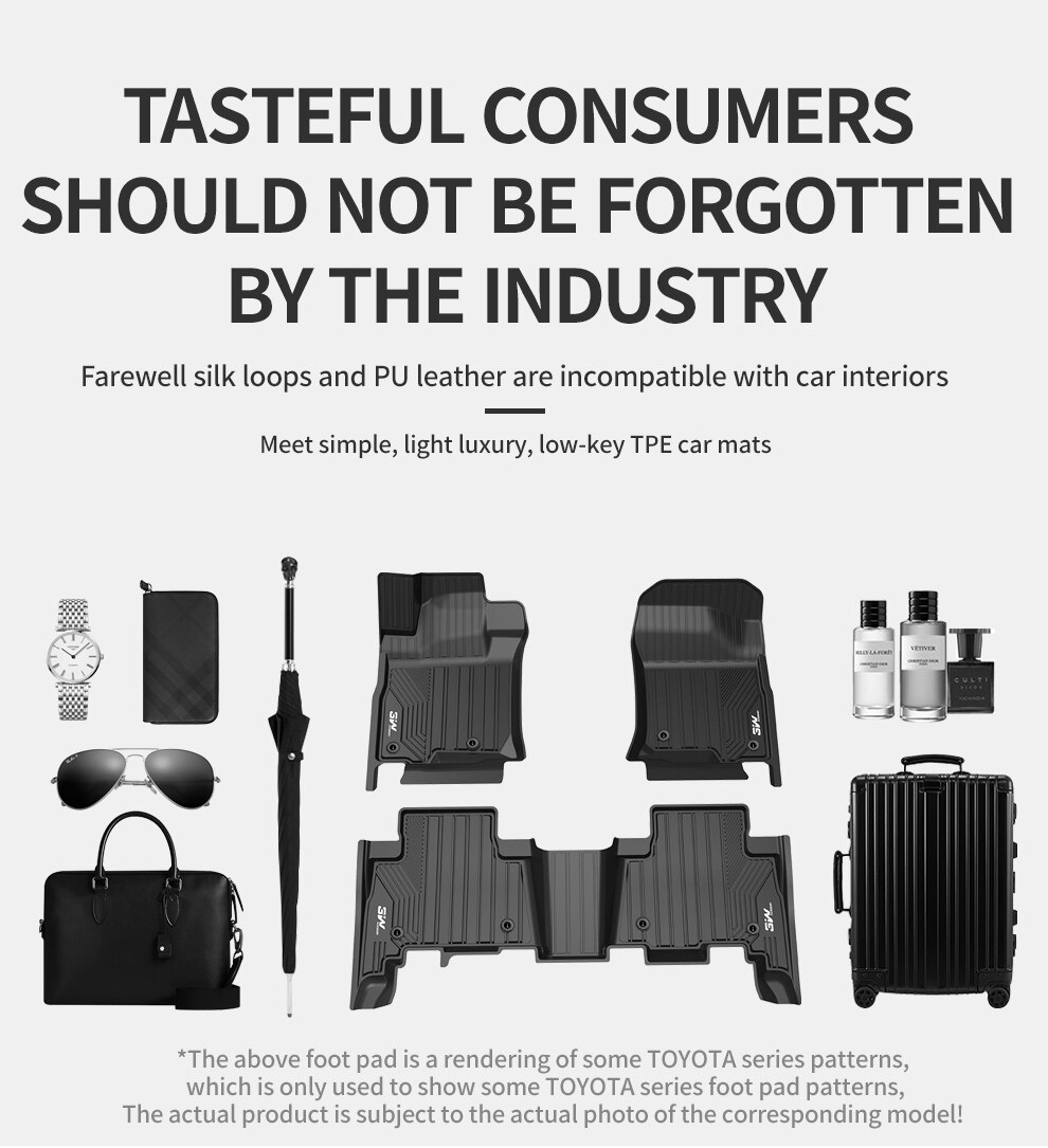 Thảm lót sàn xe ô tô  TOYOTA COROLLA  ALTIS 2013-2018 Macsim 3W – TPE đúc khuôn cao cấp, Dễ vệ sinh